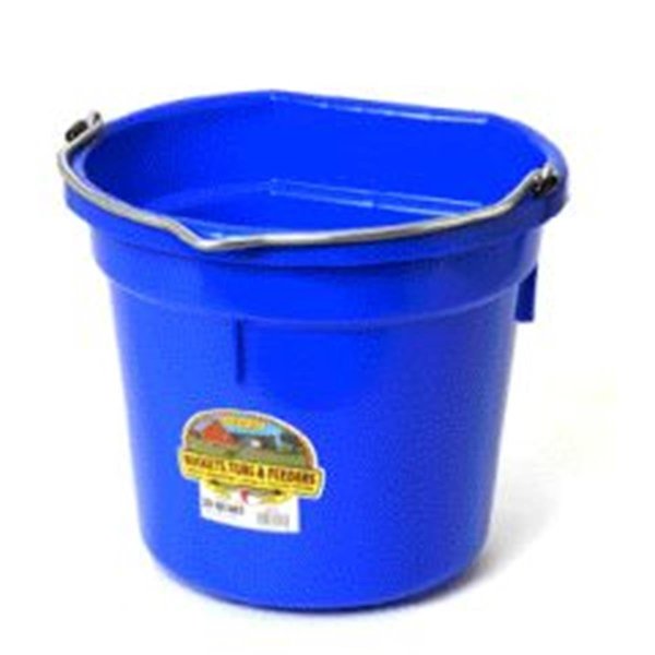 Miller Miller Flatback Plastic Bucket Blue 20 Quart - P20FBBLUEAA 464303